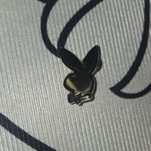Black and Gold Bunny Pin